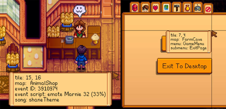 Stardew Valley mod Debug Mode v.1.1.1.1