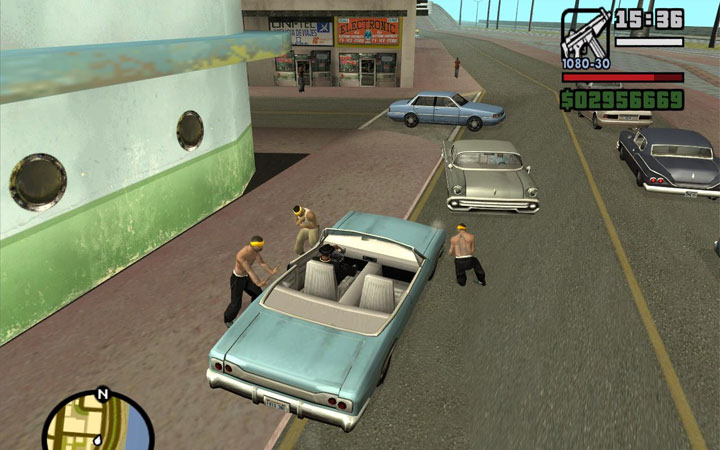 Grand Theft Auto: San Andreas mod More Hostile Gangs v.1.0