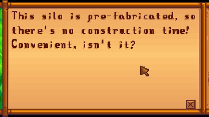 Stardew Valley mod Instant Building Construction and Upgrade  v.0.1.1
