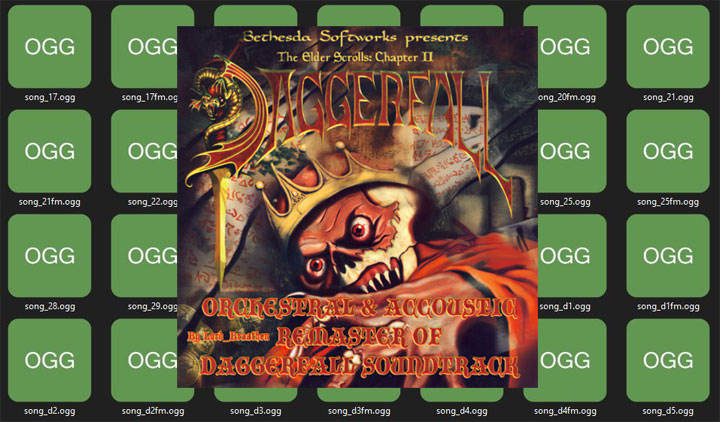 The Elder Scrolls II: Daggerfall mod Orchestral and Accoustic Remaster of Daggerfall Soundtrack v.1.1.2