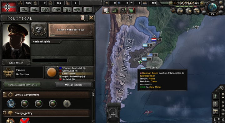 Hearts of Iron IV mod Hitler Escaped to Argentinia v.17042017