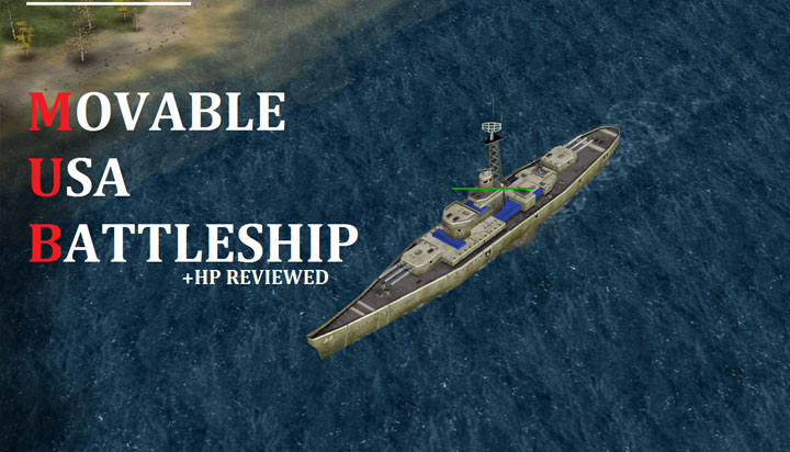 Command & Conquer: Generals - Zero Hour mod Movable USA Battleship – Patch v.30052018