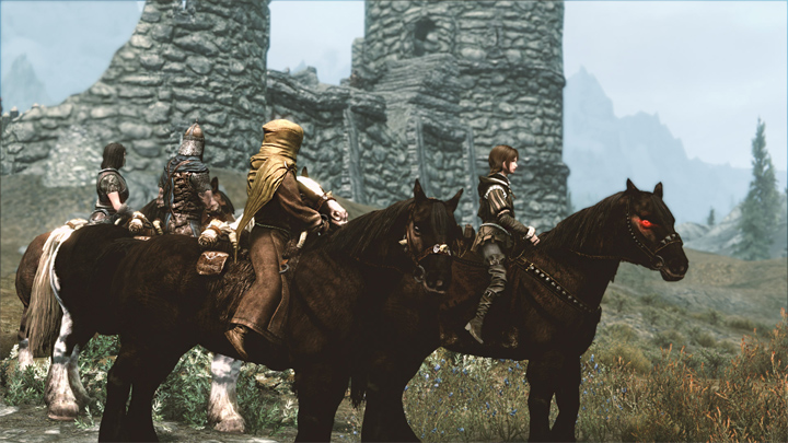 The Elder Scrolls V: Skyrim Special Edition mod Simple Horse SE v.1.2