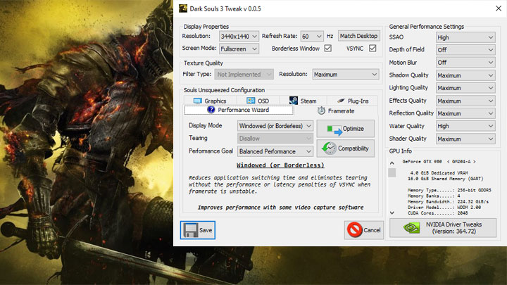 Dark Souls III mod Dark Souls 3 Tweak v.0.5