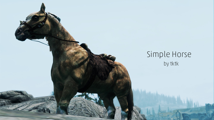 The Elder Scrolls V: Skyrim mod Simple Horse v.1.2