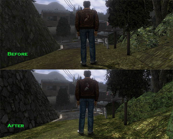 Porównanie – na górze podstawowa wersja gry, na dole wersja z modem. - 2018-09-02