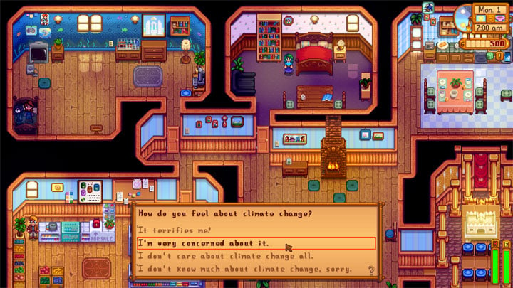 Stardew Valley mod Current Events Dialogue v.0.1.0
