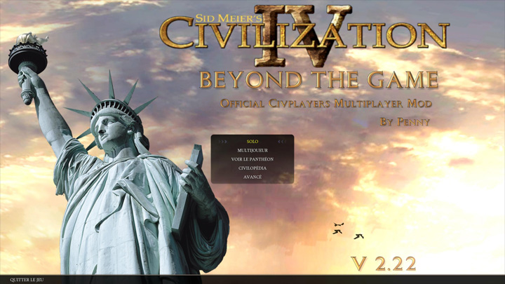 Sid Meier's Civilization IV: Beyond the Sword mod Beyond The Game v.2.2.2