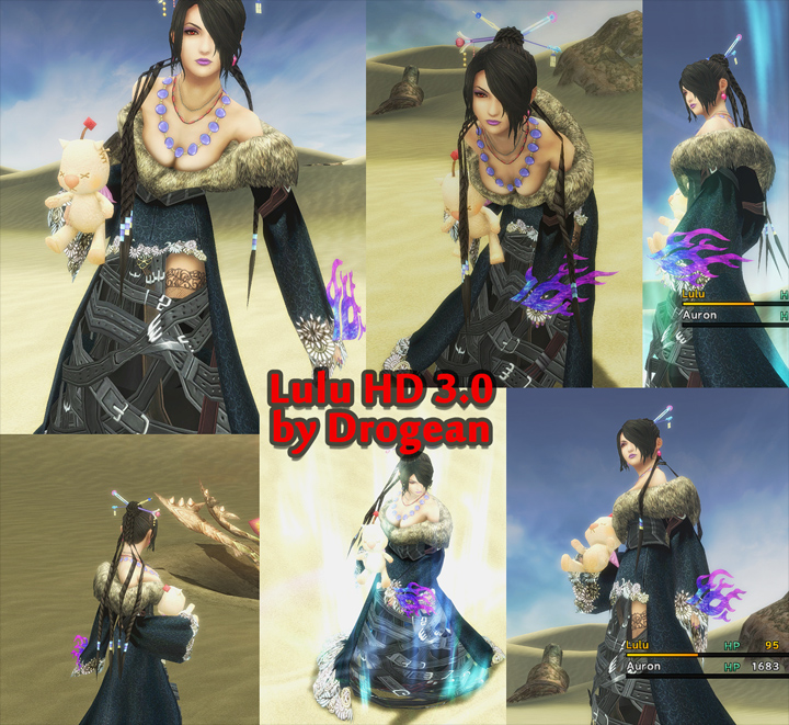 Final Fantasy X HD mod 4k Lulu Textures v.3.0