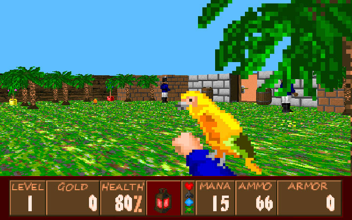 Wolfenstein 3D mod Golden Parrot v.1.0