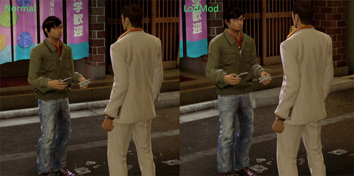 Yakuza 0 mod LOD Mod v.6