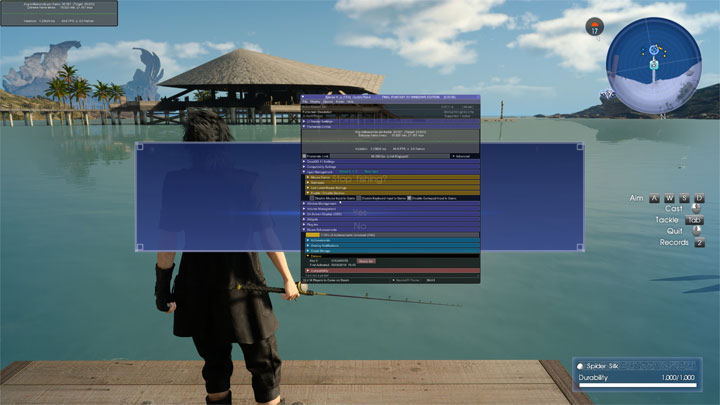 Final Fantasy XV: Windows Edition mod Special K for FFXV v.0.9.9.8