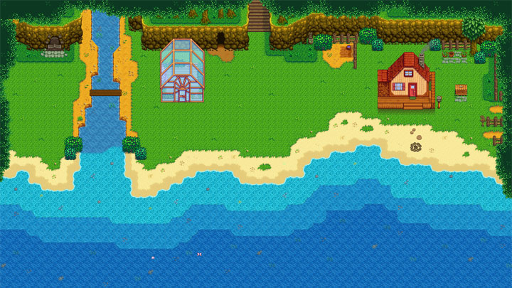 Stardew Valley mod Small Beach Farm v.1.4.3