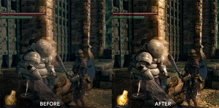 Porównanie – po lewej stronie podstawowa wersja gry, po prawej wersja z modem. - 2018-09-03