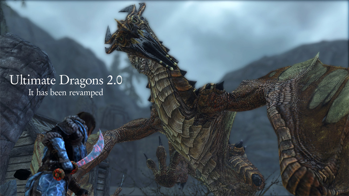The Elder Scrolls V: Skyrim mod Ultimate Dragons v.2.1
