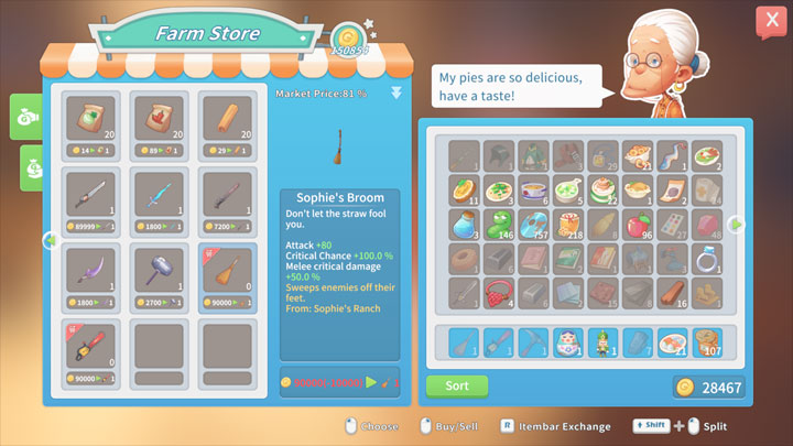 My Time at Portia mod Weapon Mod v.0.11