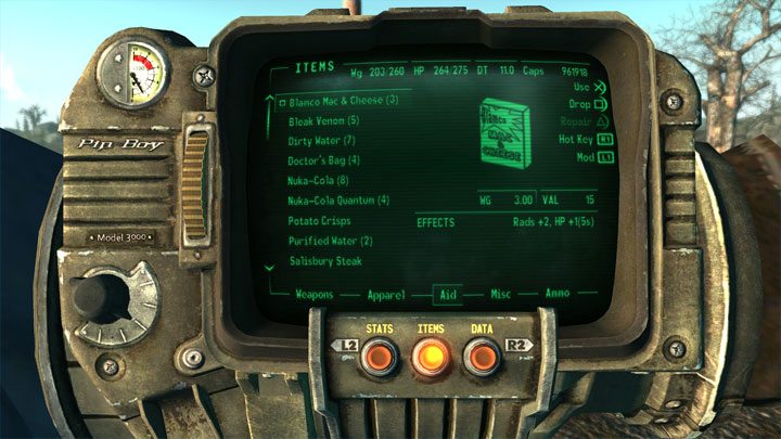 Fallout: New Vegas mod Playstation 4 Button Icons v.2.0