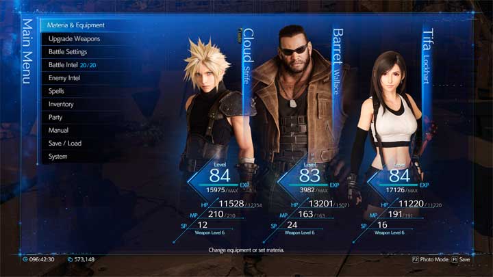 Final Fantasy VII Remake: Intergrade mod Lv.99 Mod  v.0.1