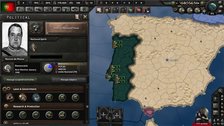 Hearts of Iron IV mod Real Portugal v.1.1
