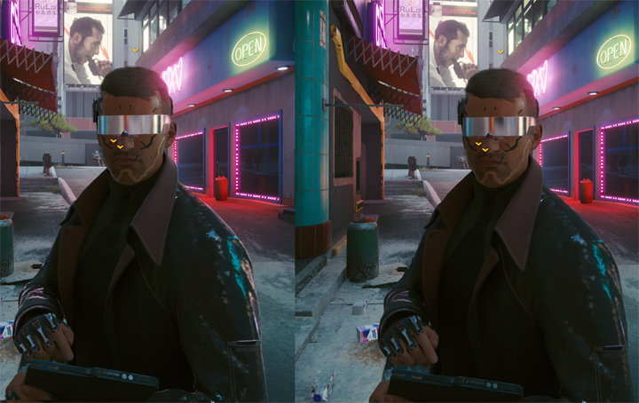 Po lewej standardowa wersja gry, po prawej wersja z modem. - 2021-01-12