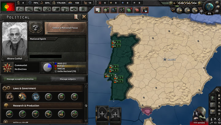 Hearts of Iron IV mod Millenium Dawn: Real Portugal v.1.2