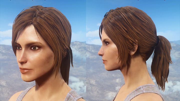 Fallout 4 mod Ponytail Hairstyles v.2.0