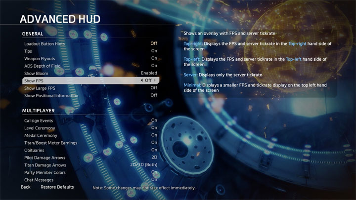 Titanfall 2 mod Enhanced Menu