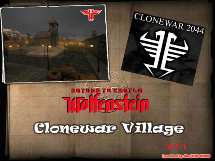 Return to Castle Wolfenstein mod Clonewar Village v.1.1