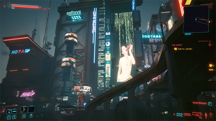 Cyberpunk 2077 mod Matrix Giant Billboard v.1.0