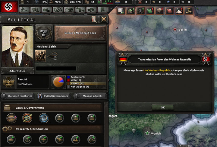 Hearts of Iron IV mod Beer Hall Putsch 1923 v.0.3