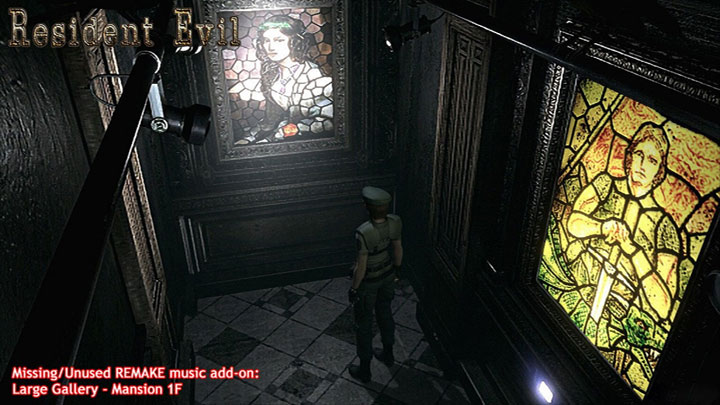 Resident Evil HD mod Paintings puzzle room (Crows room) missing music Add-On v.15122019