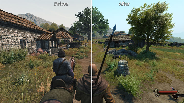 Po lewej standardowa wersja gry, a po prawej wersja z modem. - 2020-03-31