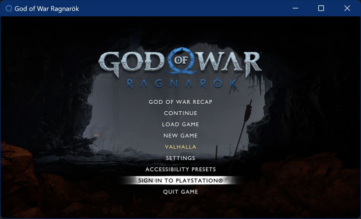 God of War: Ragnarok mod NoPSSDK (removes PSN requirement) v.1.0.2