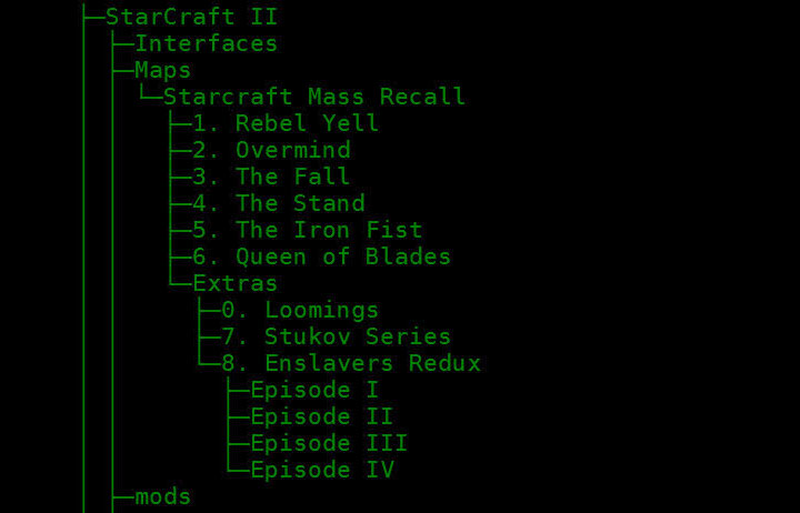 StarCraft II: Heart of the Swarm mod Starcraft: Mass Recall v.7.3.1