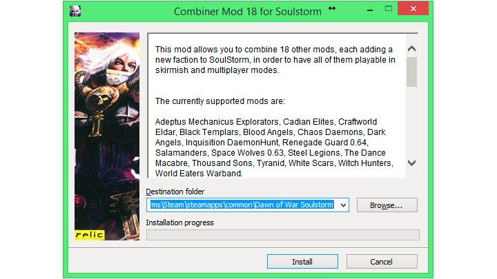 Warhammer 40,000: Dawn of War - Soulstorm mod Combiner Mod v.18