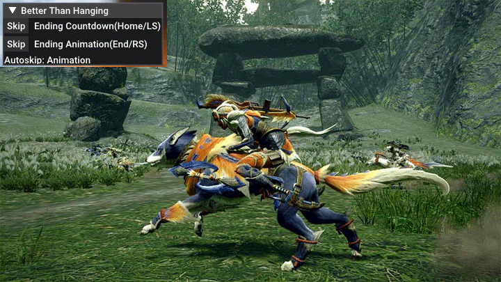 Monster Hunter: Rise GAME MOD Custom In-Game Mod Menu API v.1.71 - download