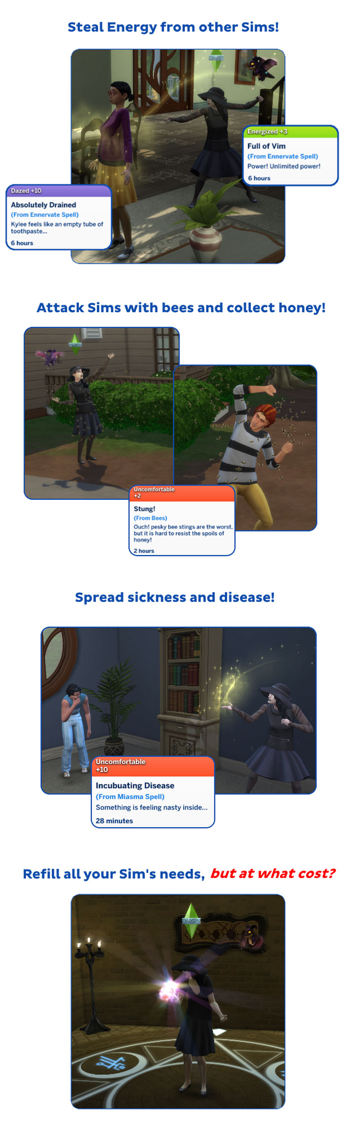 The Sims 4 mod Forbidden Spells