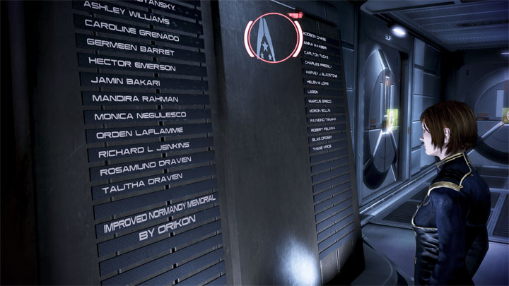 Mass Effect 3 mod Improved Normandy Memorial v.1.0
