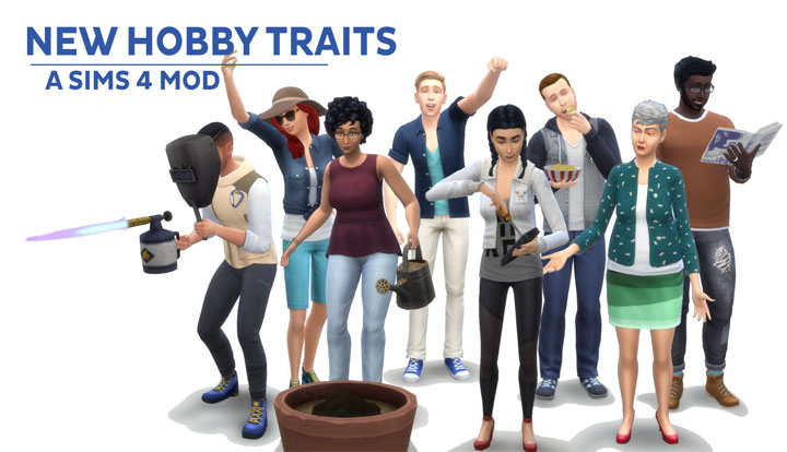 The Sims 4 mod New Hobby Traits v.11082021