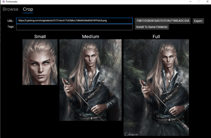 Pathfinder: Wrath of the Righteous mod Portramatic - Portrait Generator and Library to