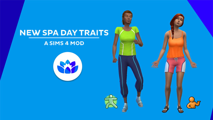 The Sims 4 mod New Spa Day Traits v,.21072021