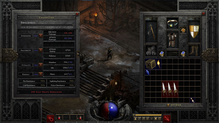 Diablo II: Resurrected mod Expanded Storage (with Merc Equip) v.3.8