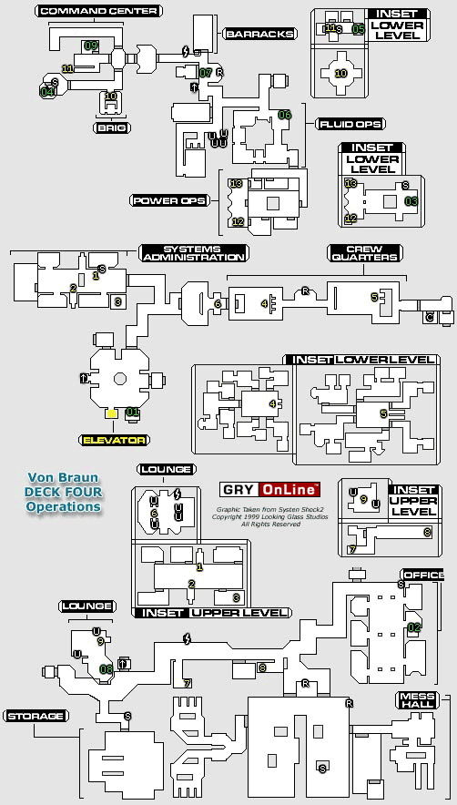 system shock 2 map cargo bay 2