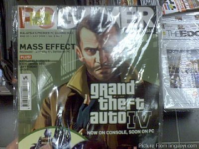GTA IV na okładce malezyjskiego wydania magazynu PC Gamer - ilustracja #2