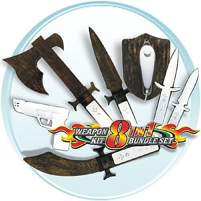 Toporek, nóż i pistolet w zestawie kolejnych nakładek dla Wiimote'a - ilustracja #1