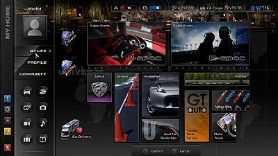 Gran Turismo 5 - informacje o My Home, zmiennych warunkach pogodowych i pojazdach - ilustracja #2