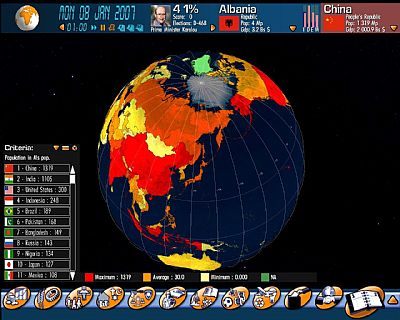 Pokieruj światem w Geo-Political Simulator - ilustracja #1