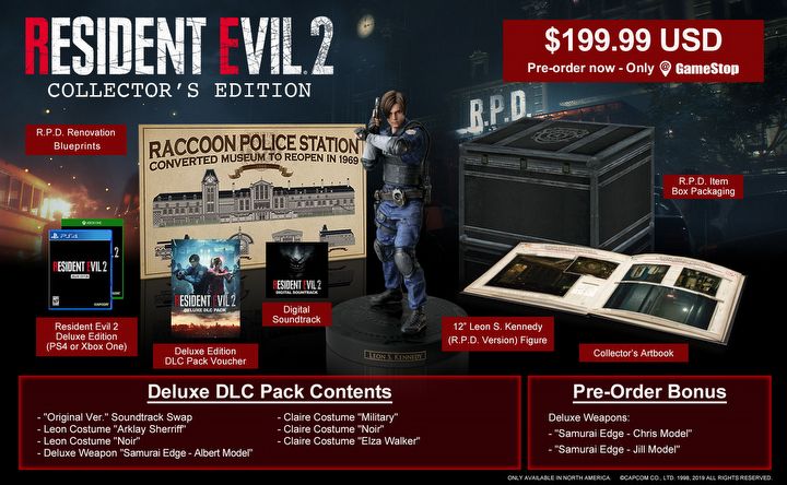 Resident Evil 2 – ujawniono zawartość edycji kolekcjonerskiej - ilustracja #2