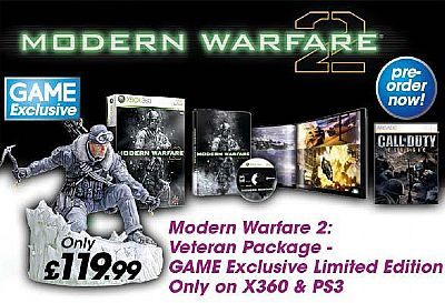 Call of Duty: Modern Warfare 2 Veteran Package w sieci sklepów GAME - ilustracja #1