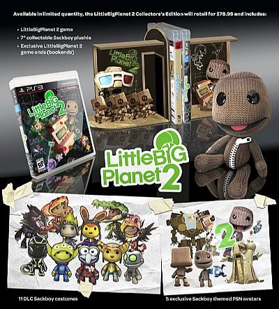 Amerykańska data premiery i edycja kolekcjonerska LittleBigPlanet 2 - ilustracja #1